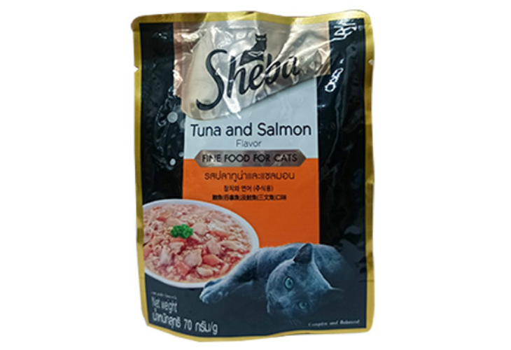 Sheba Pouch Tuna & Salmon