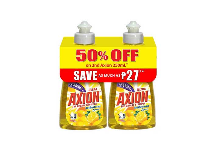 Axion Lemon 250mL Buy 1 Get 2nd at 50% Off