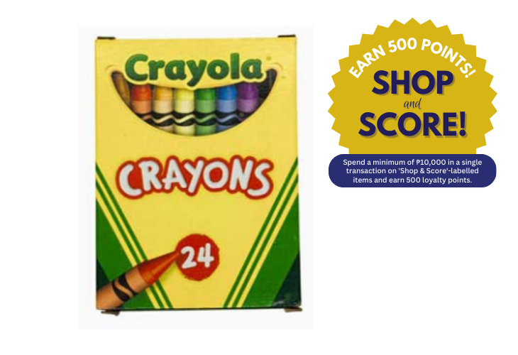 #53-0024 Crayola 24 (Shop & Score 500!)