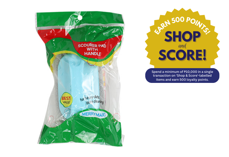 MerryMart Scourer Pad with Handle (Shop & Score 500!)