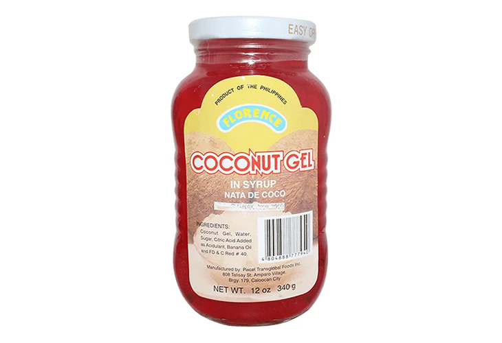 Florence Nata De Coco Red Coconut Gel Red 12oz