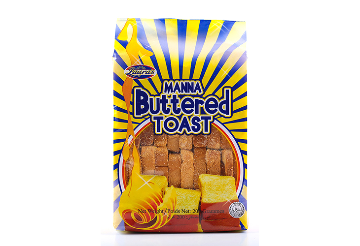 Laura's Manna Buttered Toasts 420g