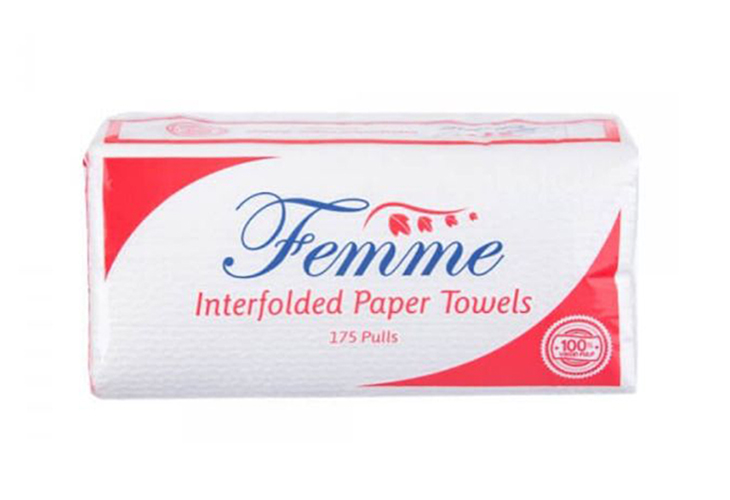 Femme Interfolded Towel by 1 ply