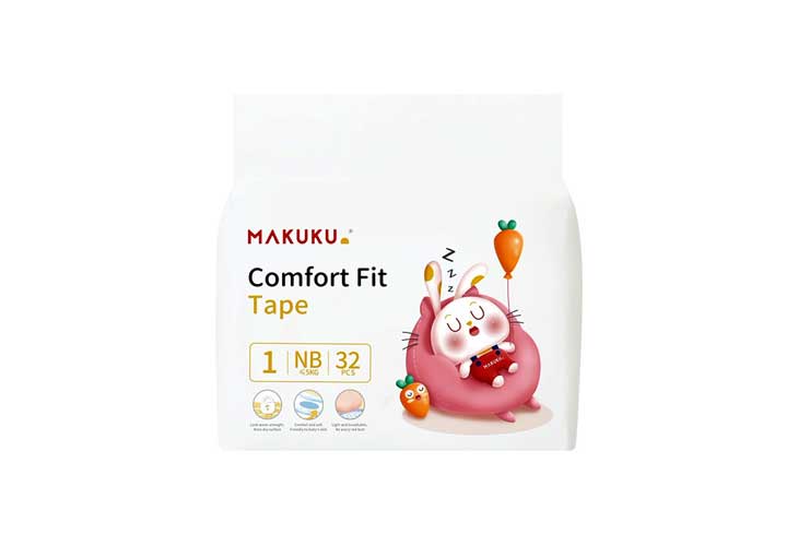 Makuku Comfort Fit Tape New Born 32's