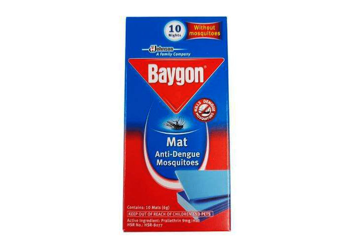 Baygon Mat Anti-Dengue Mosquitoes Refill