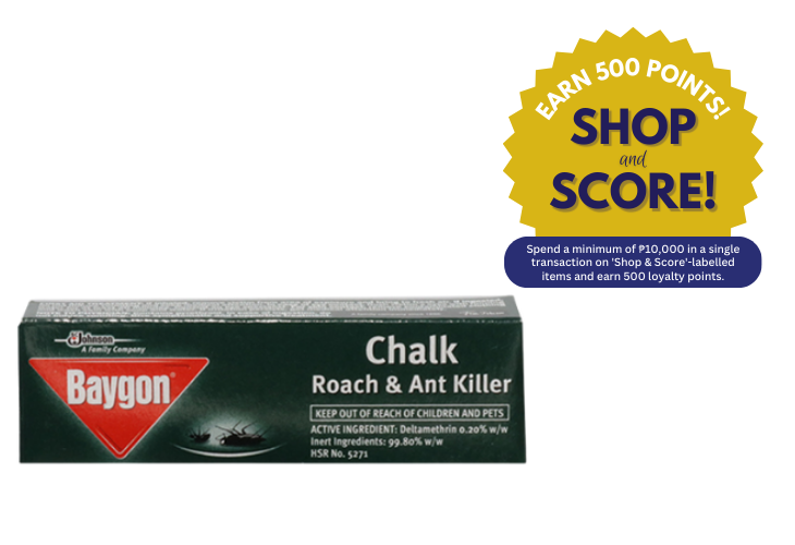 Baygon Chalk Roach & Ant Killer 15g (Shop & Score 500!)