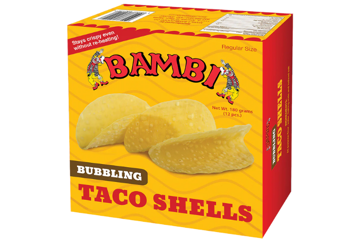 Bambi Bubbling Tacos Shell