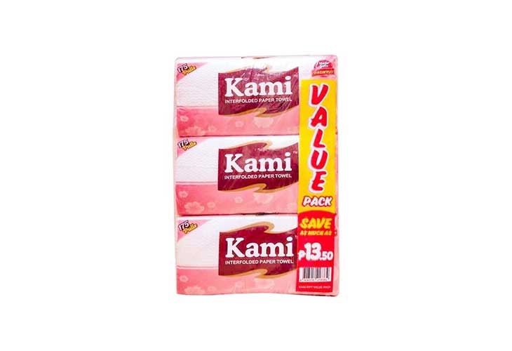 Kami Paper Towel 1 Ply 175 Pulls 3's