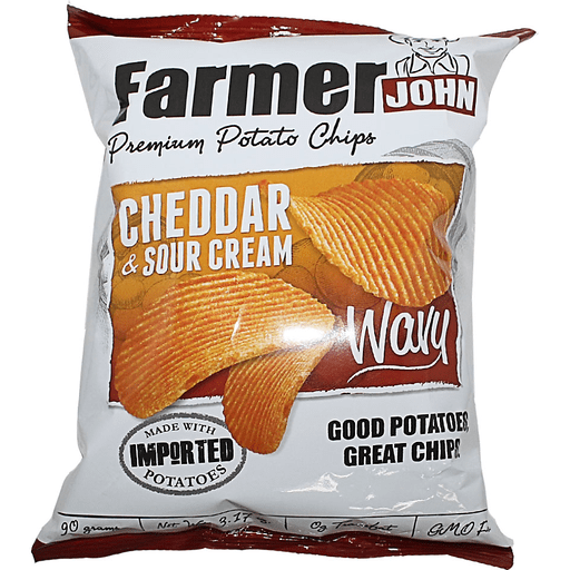 Farmer John Pot Chips Cheddar & Sour Cream 90g