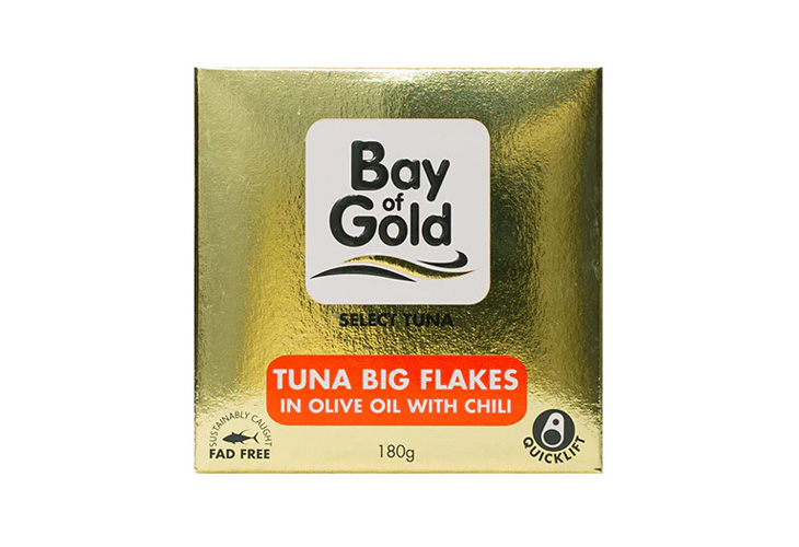 Bay of Gold Tuna Flakes In Oil with Chili 180g