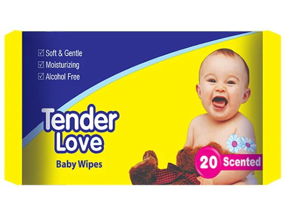 Tender Love Buy3Take1 Scented Baby Wipes 20s