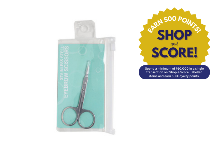 MerryMart Stainless Steel Eyebrow Scissors (Shop & Score 500!)