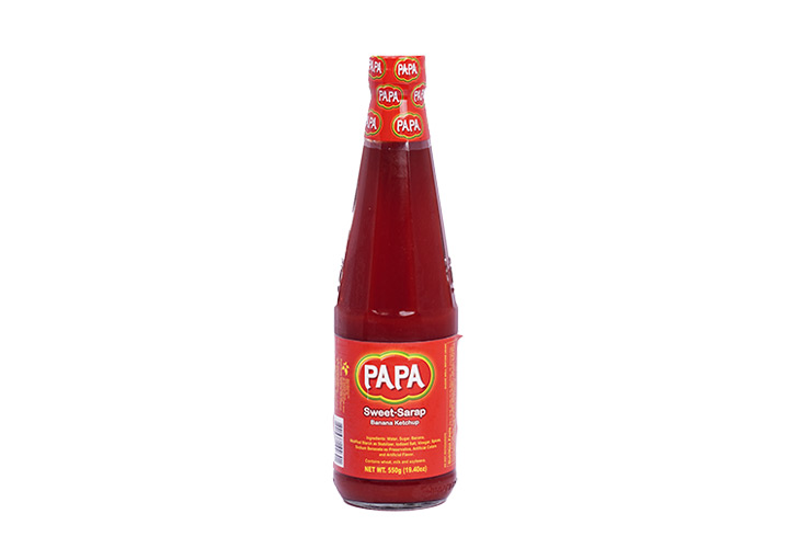 Papa Banana Ketchup Regular 550g