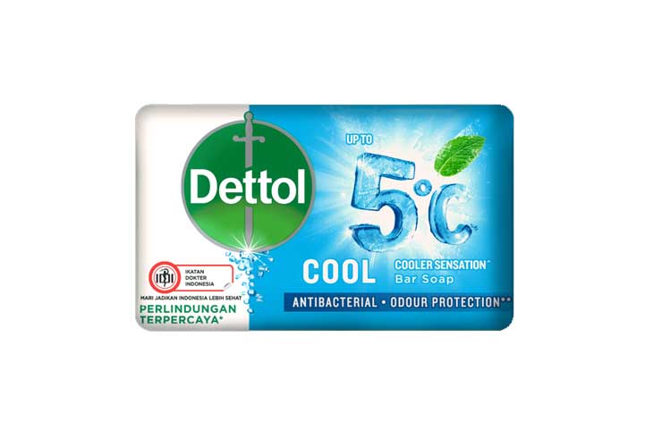Dettol Cool Menthol and Eucalyptus Bar Soap 100g