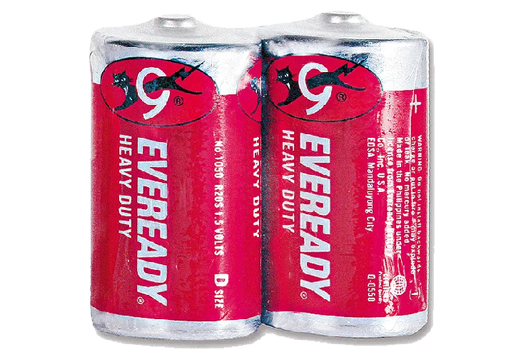 Eveready Heavy Duty D Size Red in Shrink Wrap