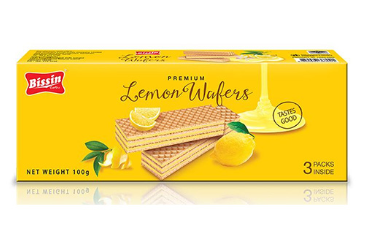 Bissin Wafer Lemon Flavor 100g