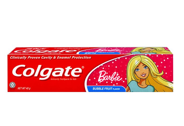 Colgate Barbie Kids Lay Down Tubes 40g