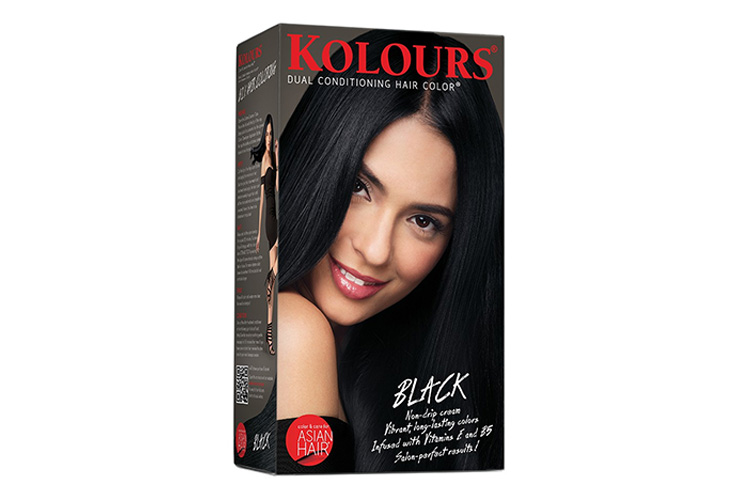 Kolours Hair Dye Black for Women 120ml