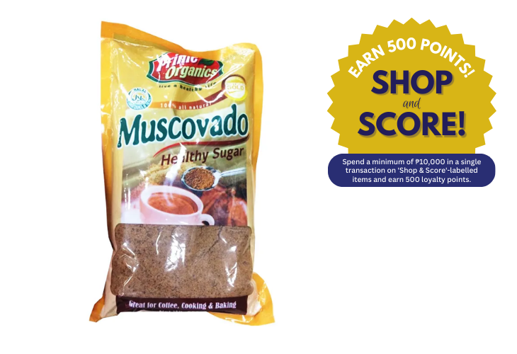 Prime Organic Muscovado Sugar 500g (Shop & Score 500!)