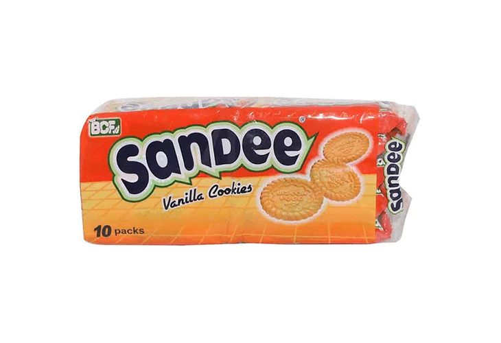 Sandee Vanilla Cookies 30g 10s