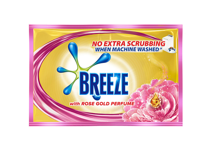 Breeze Liquid Detergent with Rose Gold Perfume 60ml