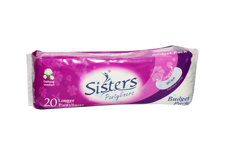 Sisters Longer Pantyliners Budget Pack