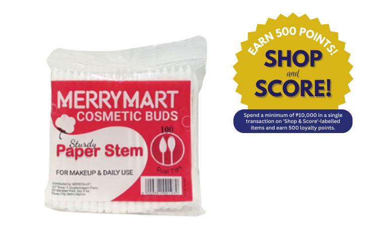 MerryMart Cotton Buds PS Cosmetic Dual Tips (Shop & Score 500!)