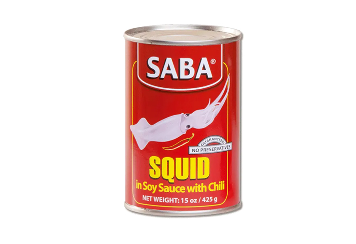 Saba Squid With Chili 155g