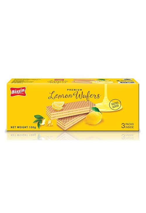 Bissin Wafer Lemon Flavor 100g