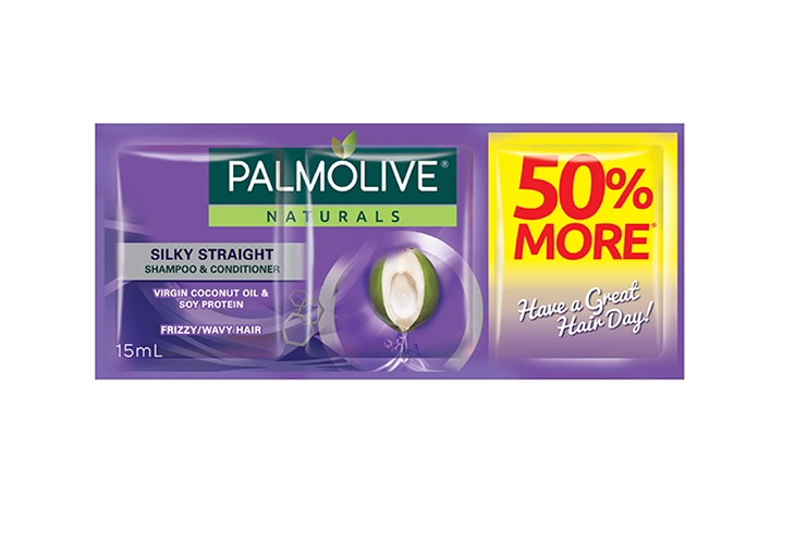 Palmolive Shampoo Silky Straight Triple Sachet