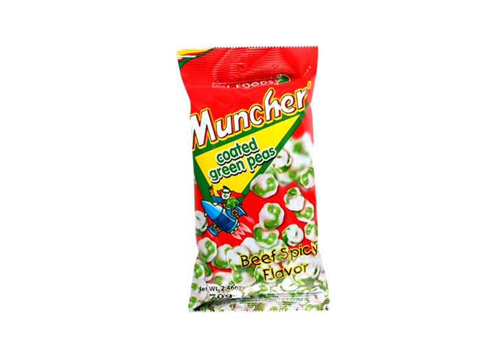 W.L. Muncher Coated Green Peas 70g