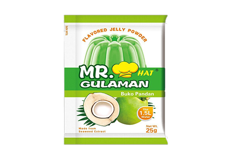 Mr. Hat Gulaman Buko Pandan 25g