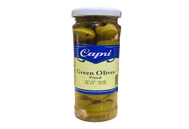 Capri Green Pitted Olives 140g