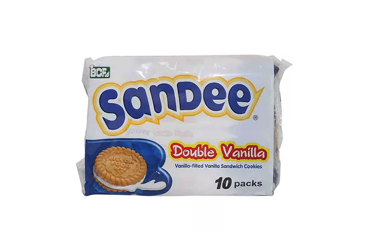 Sandee Double Vanilla Sandwich Cookies 32g