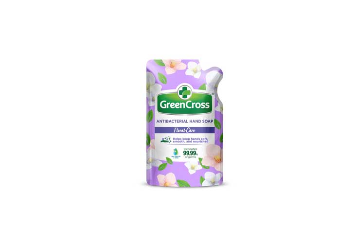 GreenCross Antibac Hand Soap Floral Care Stand Up Pouch