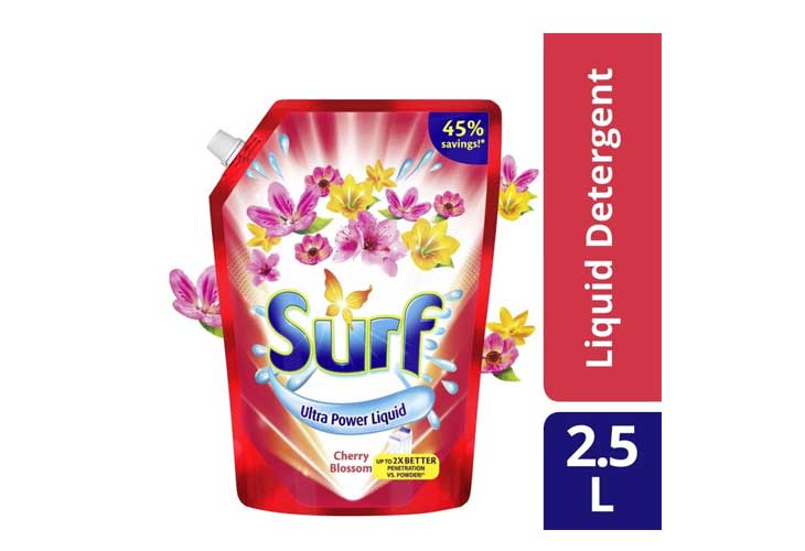 Surf Liquid Detergent  Cherry Blossom Pouch 2.5L