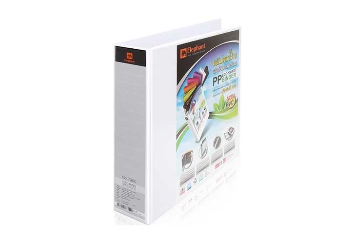 Elephant PP Eco Smart Binder  A4 White