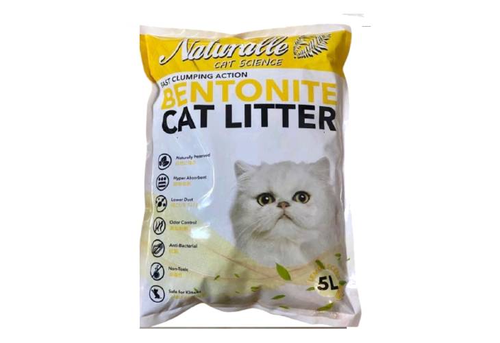 Naturalle Premium Bentonite Cat Litter Lemon 5L
