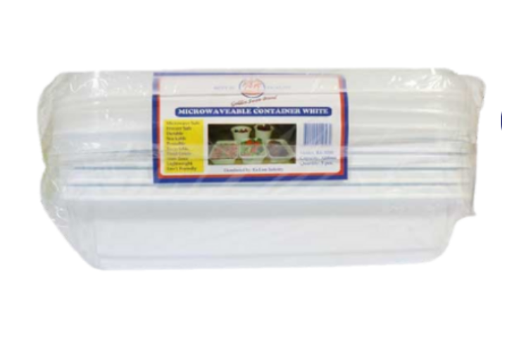 Golden Swan Microwavable Container Rectangle 3200ml