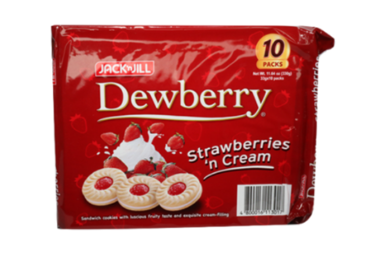 Dewberry's Strawberries & Cream 33g 10s