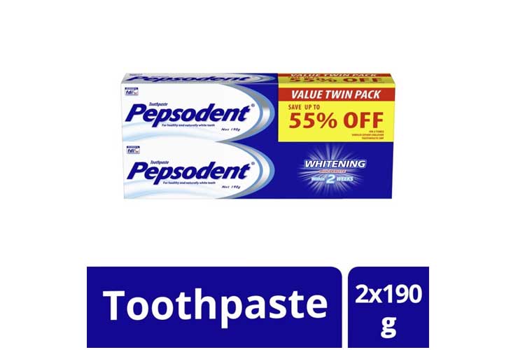 Pepsodent Whitening Promo'2s 190g