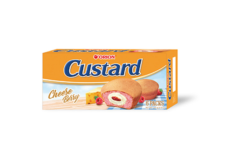 Orion Custard Cheese Berry 141g-6s