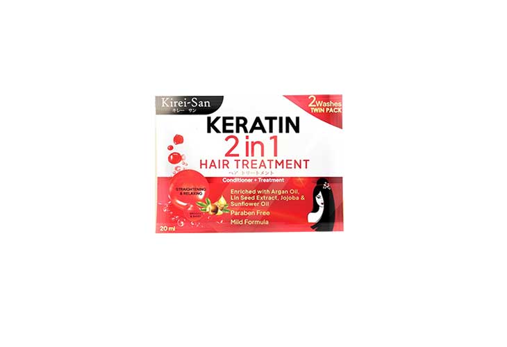 Kirei-San Keratin 2in1 Hair Treatment Conditioner+Treatment Volumizing & Damage Repair 20ml