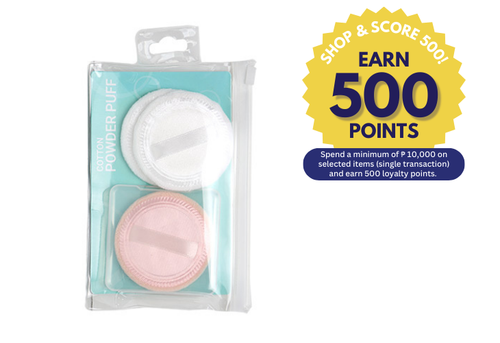 MerryMart Cotton Powder Puff with Case (Shop & Score 500!)