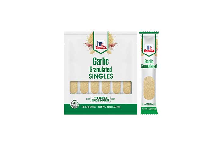 McCormick Onion Granulated Singles 3g 12s