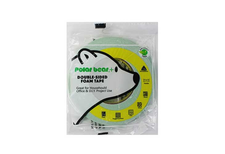 Polar Bear Double-sided Foam Tape 18mm x 10m