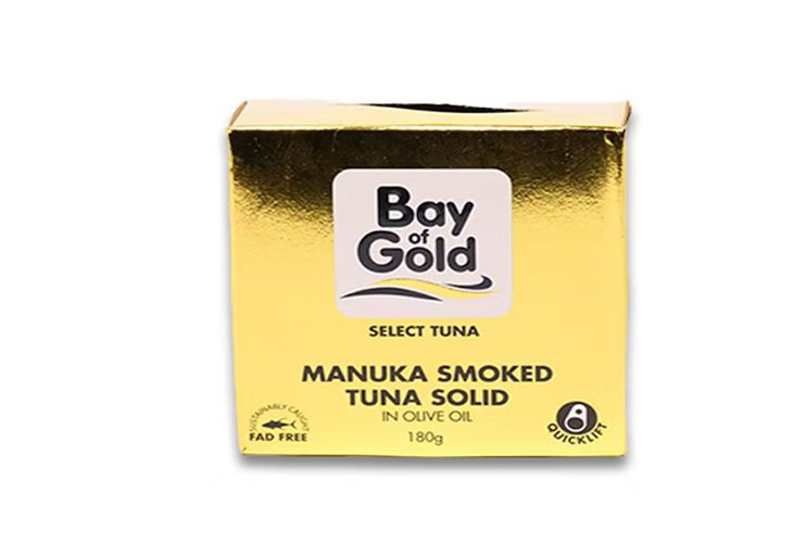 Bay of Gold Manuka Smoked Tuna In Olive Oil 180g