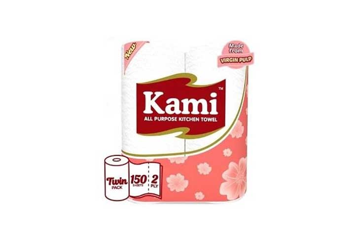 Kami Kitchen Towel Twin Pack 2 Ply 150 Sheets