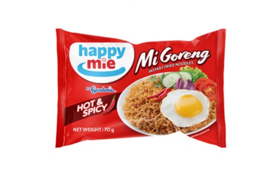 Happy Mie Mi Goreng Hot & Spicy 70g