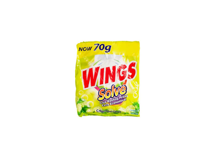 Wings Solve Calamansi Clean 70g 6's